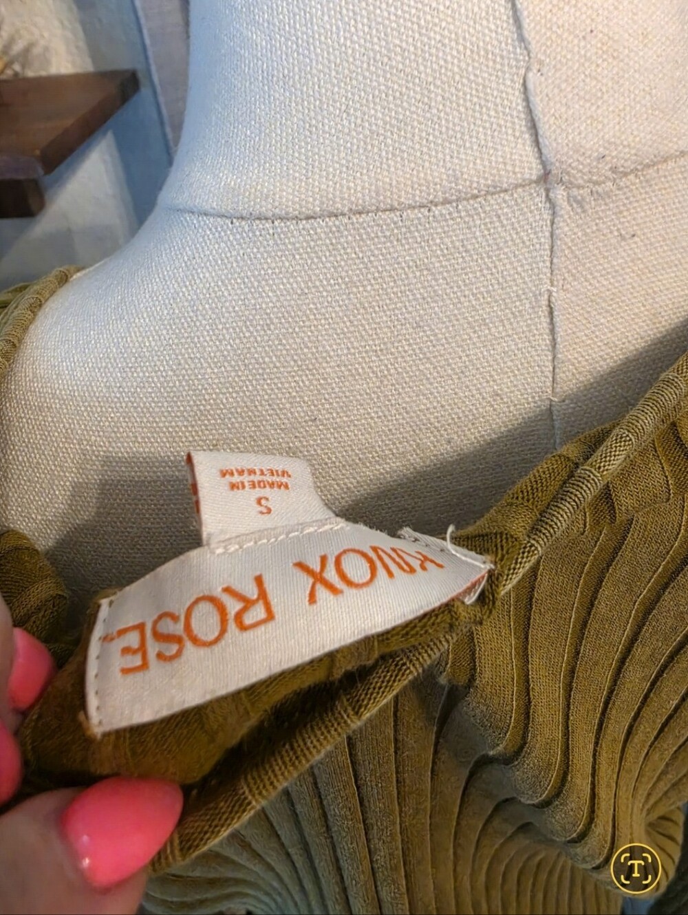 Knox Rose Ribbed Top - Picture 5 of 5